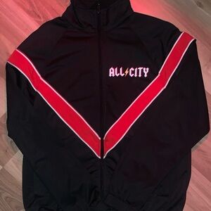 Just Don Black and White All City Jacket